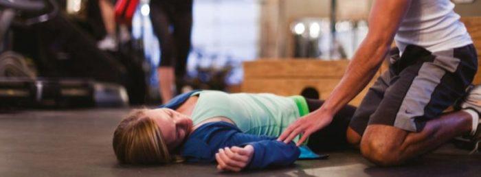 Sudden cardiac arrest at the gym