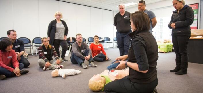 St John first aid training