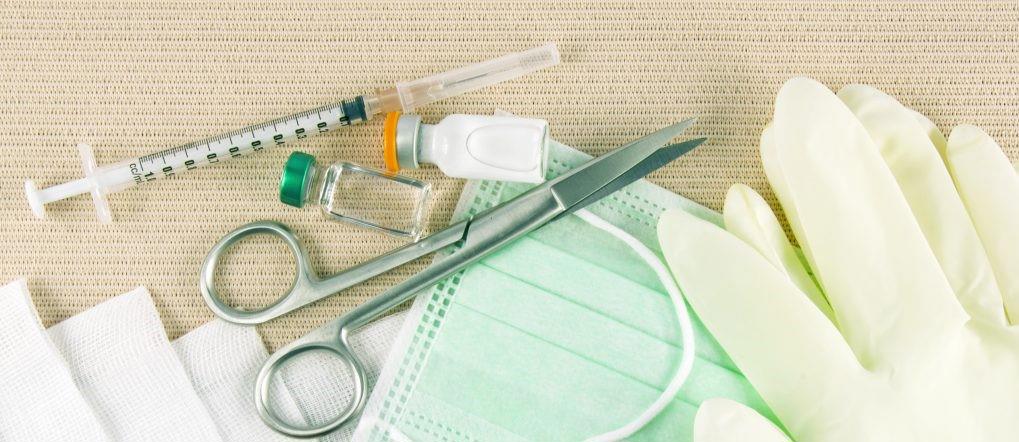 First aid equipment materials