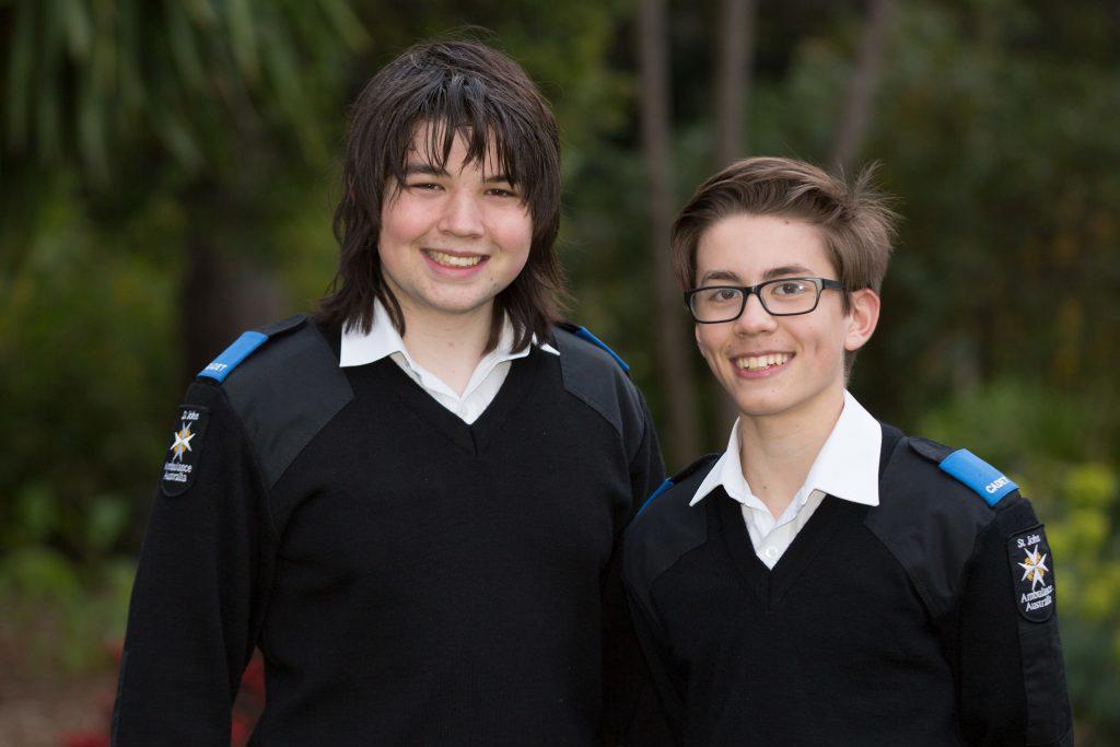 st john volunteers awarded Oliver Bradley Singe