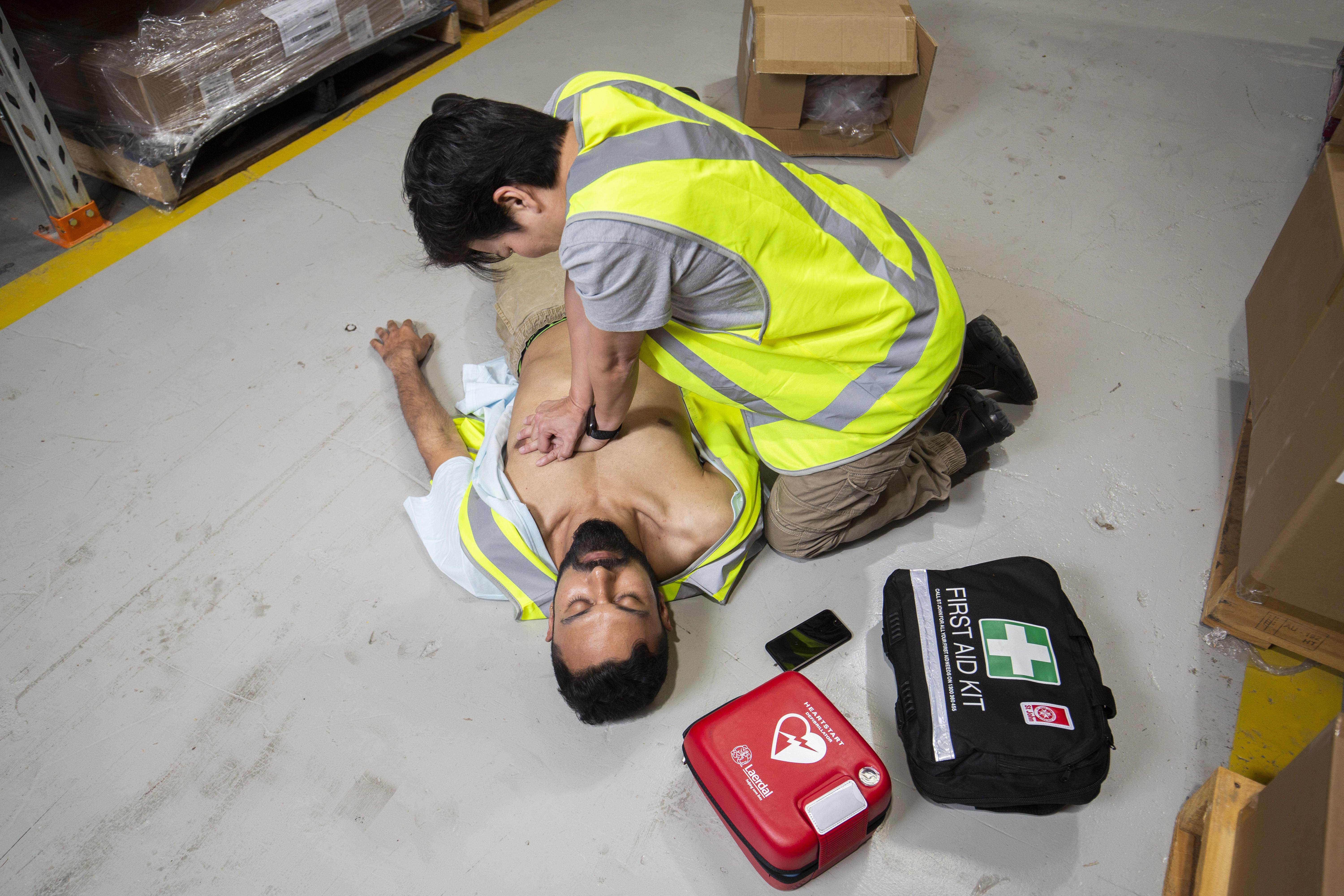 St John first aid training
