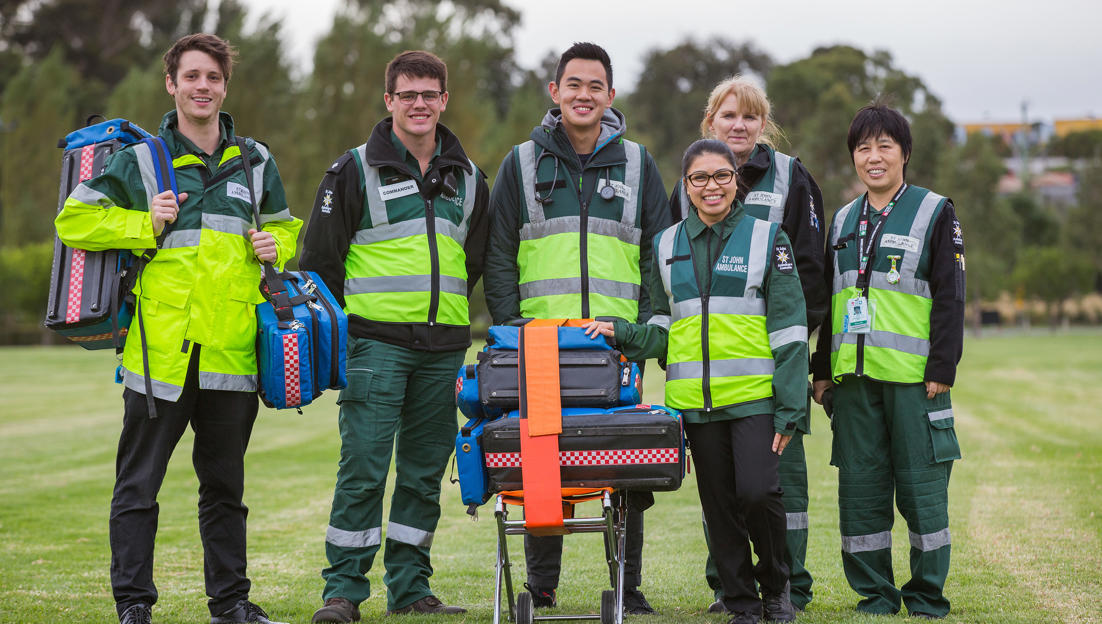 st john first aid at events volunteers