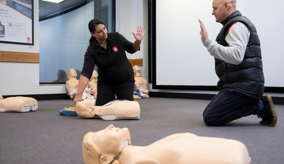 St John PFA CPR First Aid Training Socially Distanced COVID 19 