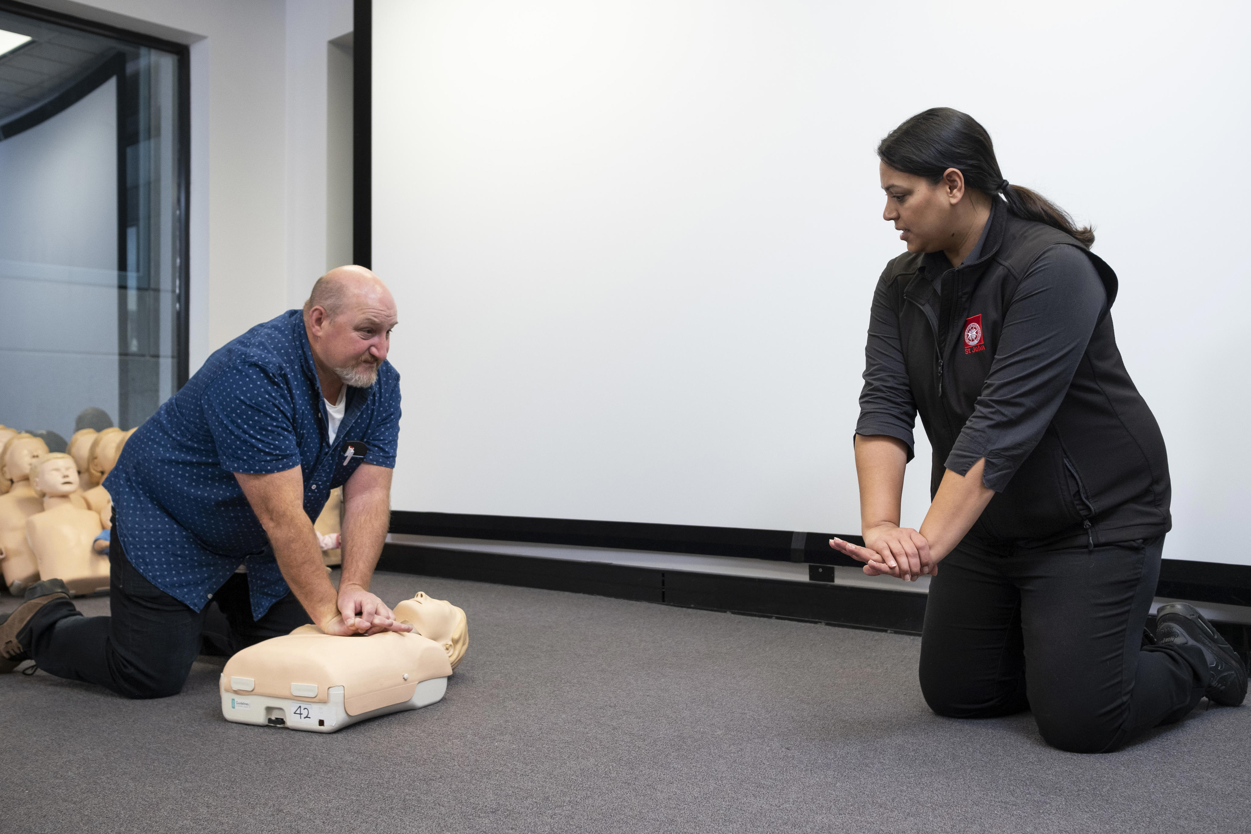 st johns first aid pre course work