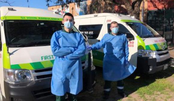 St John Volunteers COVID-19 Pandemic