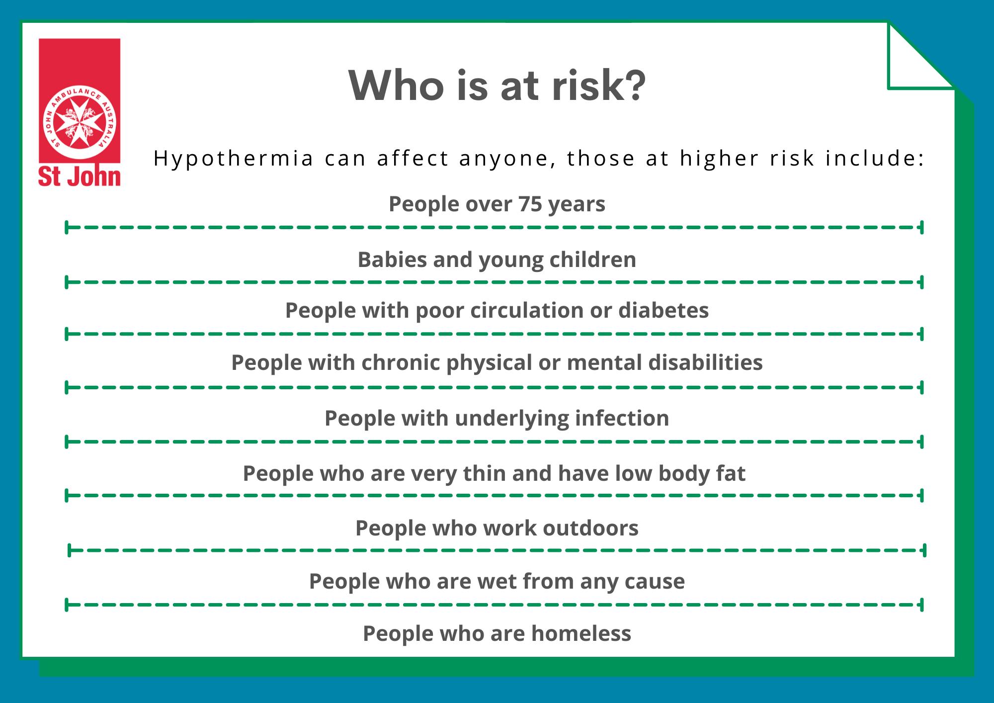 Frostbite & Hypothermia Treatment Essential Tips St John Vic