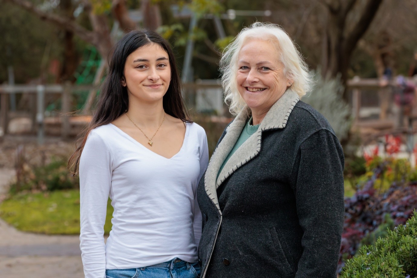 Kiri and her mum Julianne Ferres